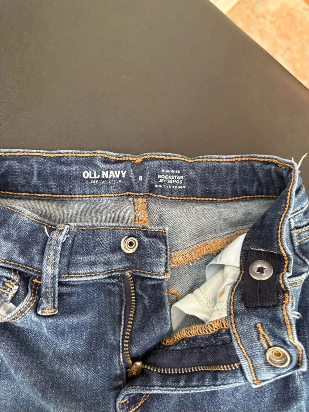 Old Navy Girls Rockstar Jeggings dark